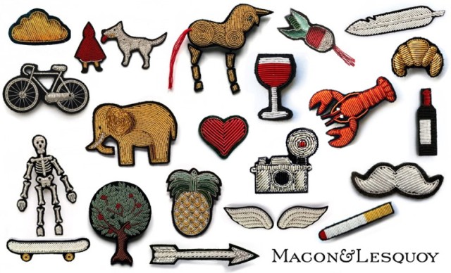 Macon et Lesquoy pins, patches and accessories